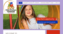 Desktop Screenshot of childwelfare.co.za