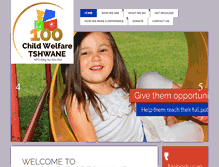 Tablet Screenshot of childwelfare.co.za