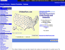 Tablet Screenshot of childwelfare.com